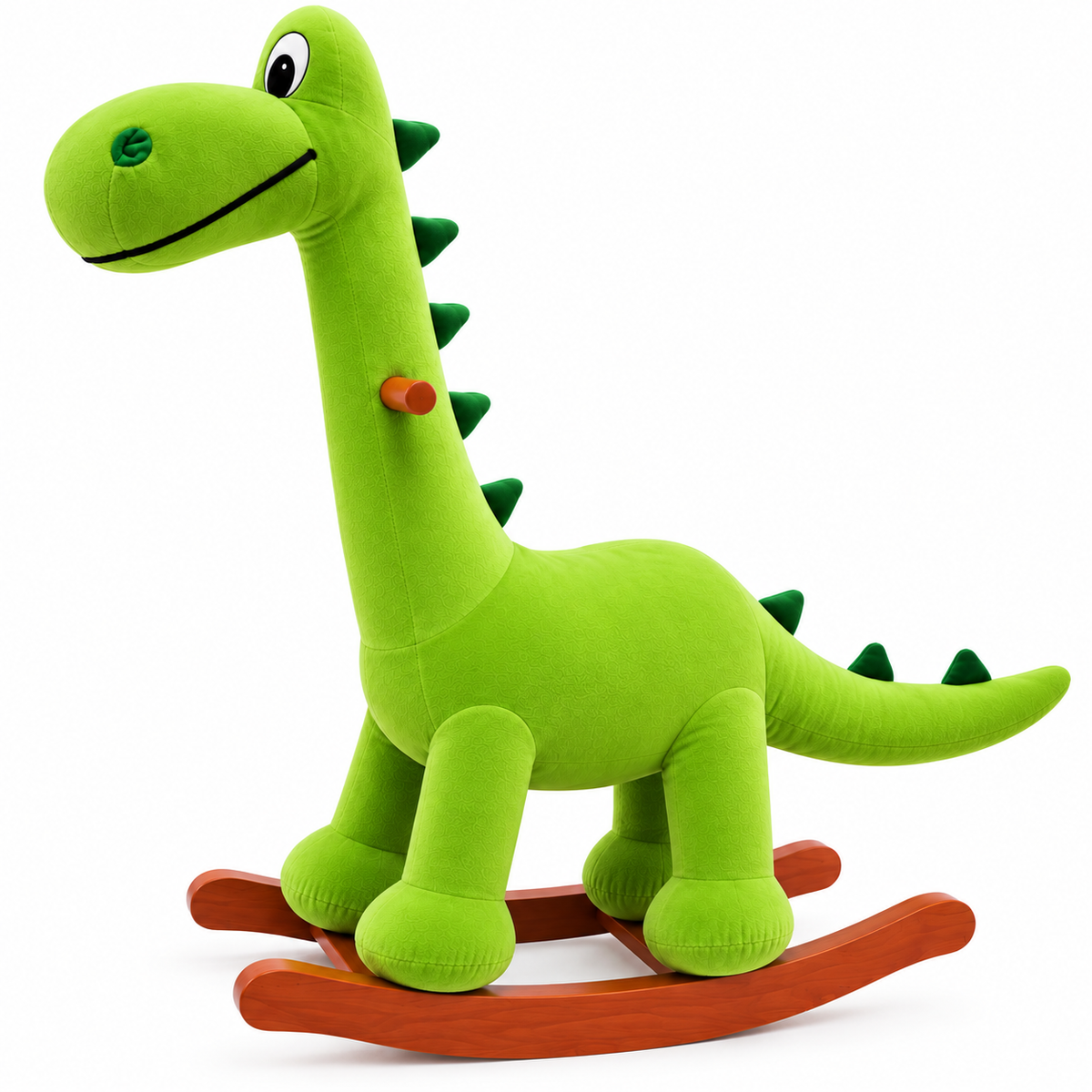 Mecedora Montable Dinosaurio Cuello Largo Verde 120 cm