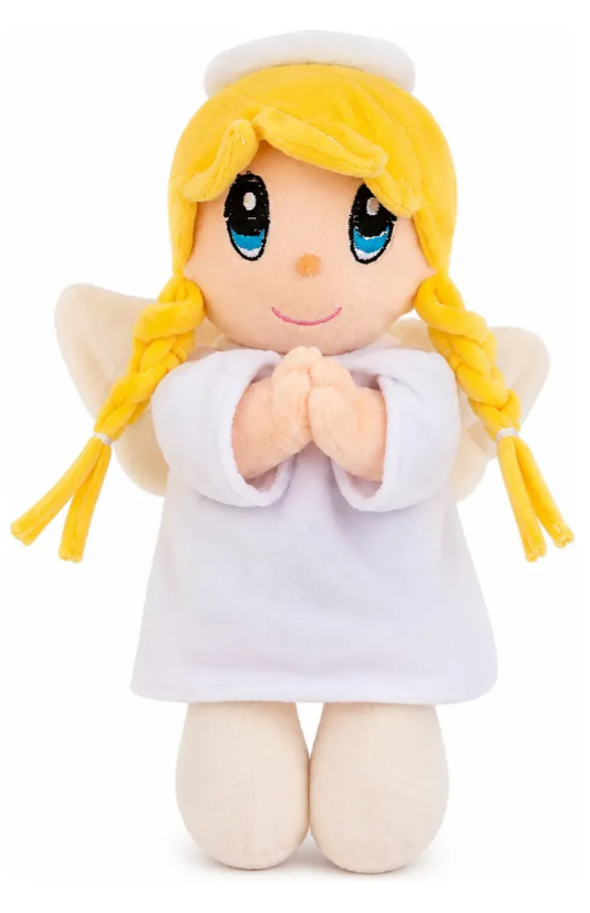 Angelita de Peluche Orando 30 cm