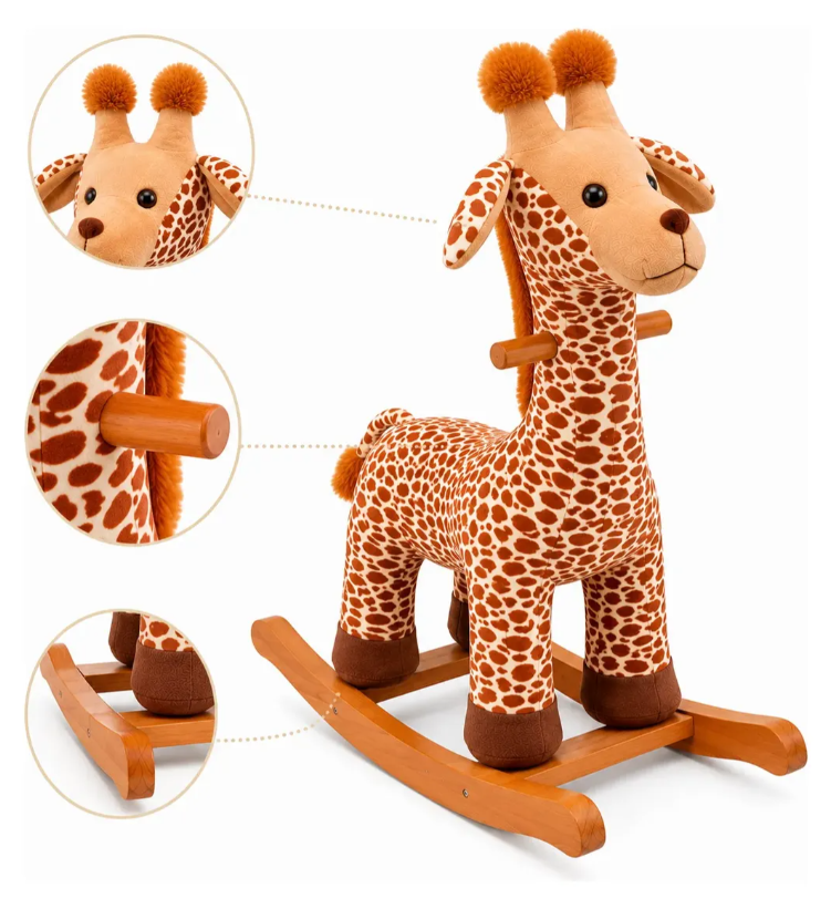 Mecedora Montable Jirafa 120 cm