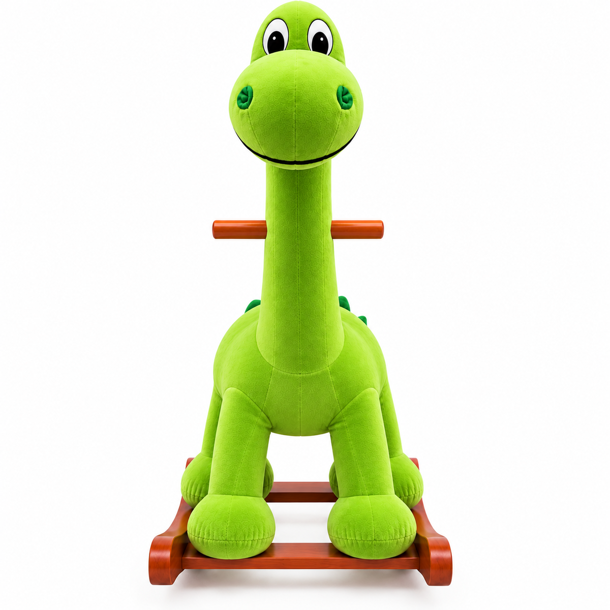 Mecedora Montable Dinosaurio Cuello Largo Verde 120 cm