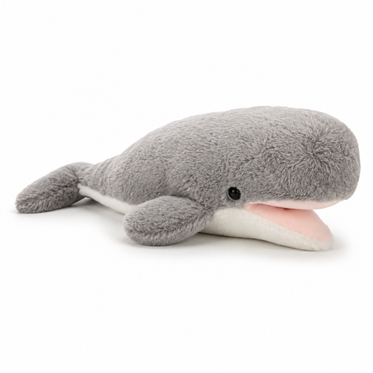 Ballena Cachalote de Peluche 40 cm Suave y Tierna